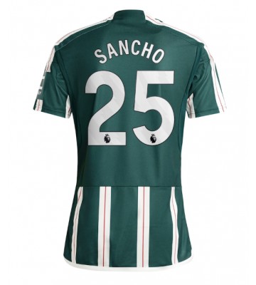 Manchester United Jadon Sancho #25 Koszulka Wyjazdowych 2023-24 Krótki Rękaw